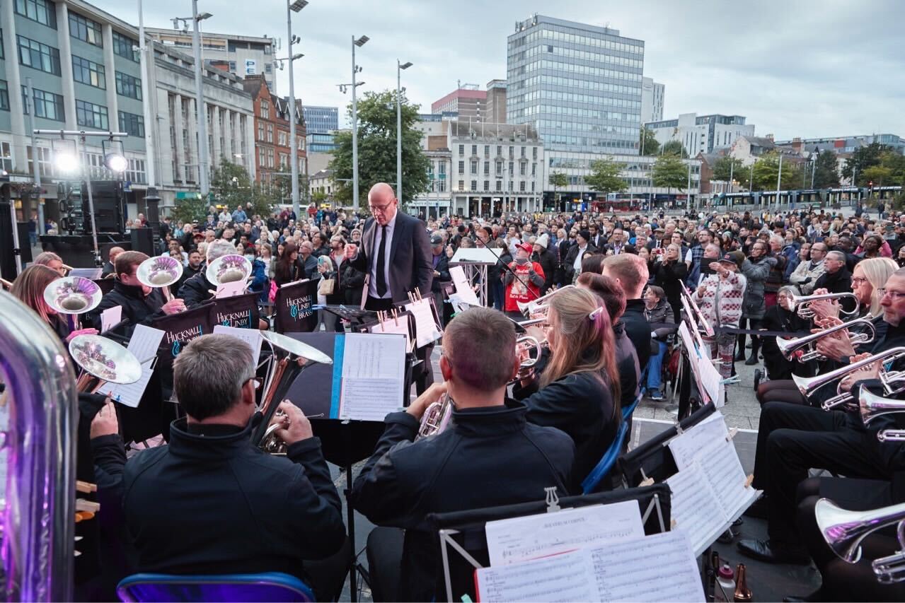 Band group photo