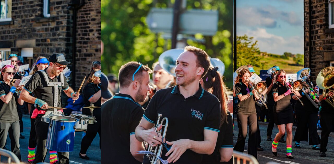 Hucknall and Linby Brass at the Whit Friday Marches 2026